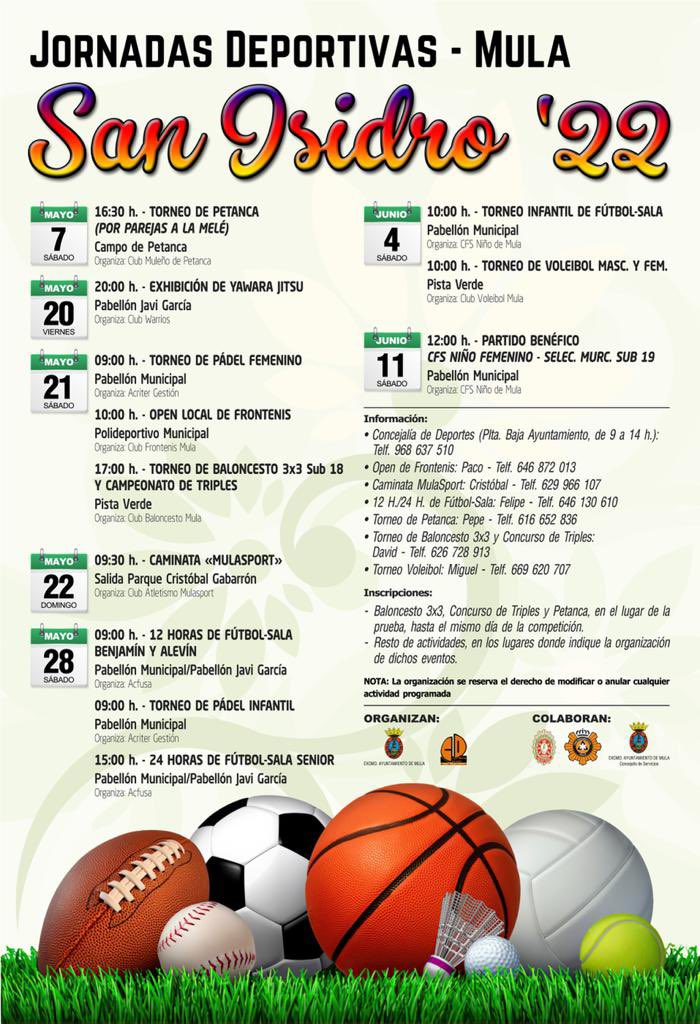 Jornadas Deportivas “San Isidro 2022” - Mula