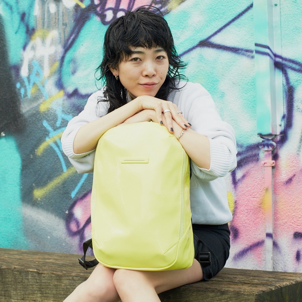 (Glossy) Blonde’s have more fun. Shop the Gion Backpack at horizn-studios.com ⁠