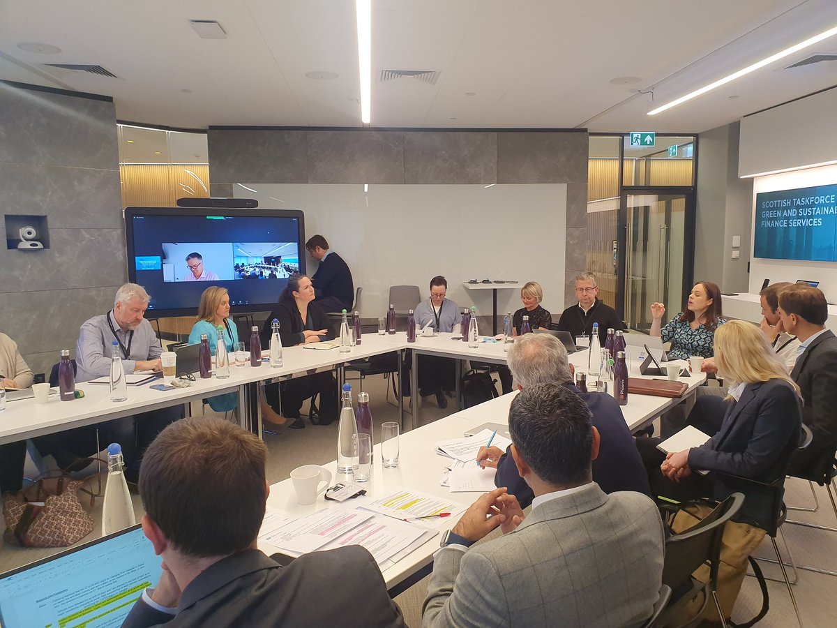 Finance4Change's tweet photo. Kicking off the #ScottishTaskforce meeting with @_KateForbes @scotgoveconomy setting out Scotland's ambitious #SustainableFinance strategy. Exciting collaboration for the Scottish finance sector! https://t.co/0EhIfpx5AT