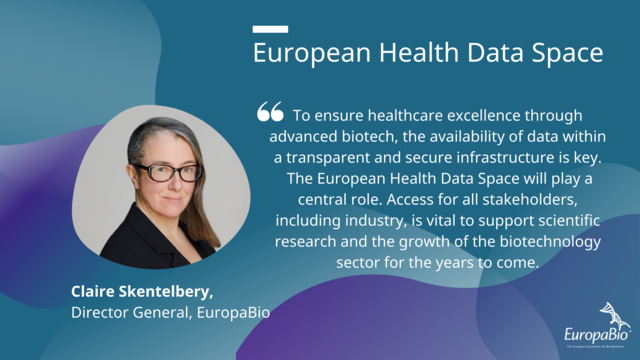 EuropaBio's tweet photo. To ensure #healthcare #excellence through advanced #biotech, we believe that the availability of #data within a transparent and secure infrastructure is key.
Read EuropaBio's position on #EHDS:๐https://t.co/Udr50uV4Oa
#DigitalHealth #DigitalEU #PublicHealth #HealthcareBiotech https://t.co/7NvqjxBZtI