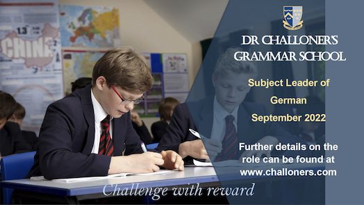 We’re looking for a Subject Leader for German to start in September #germanteacher #german #teacher #amersham