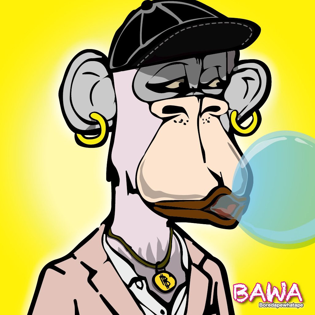 boredapewhatape's tweet photo. The Boredapewhatape NFT is on sale now.

Hurry up and buy it at a low price!  !  ! (15 Matic / $21USD) 

buy link👇
https://t.co/v0LPnkunly

https://t.co/9bm59TUnoG

https://t.co/WrKamRyp74

#boredapewhatape #NFTS #NFT #BAWA #matic #polygon https://t.co/JkbA3FgCOK