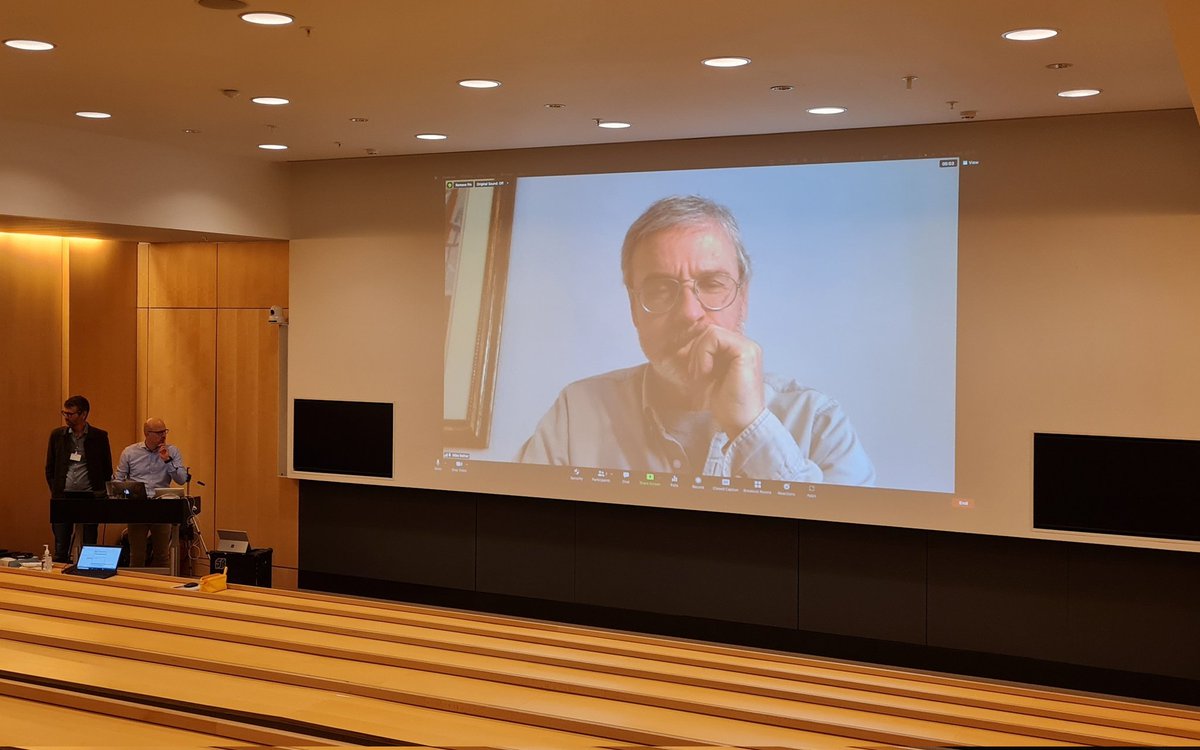 KataConEU's tweet photo. Today is the day European Kata Geeks are meeting in Copenhagen! 

First job was a screen test with @RealMikeRother on the big screen. 

There were a few obstacles with the tech, but Tilo experimented his way through 😁

#ToyotaKata https://t.co/2bdD6Bbco1