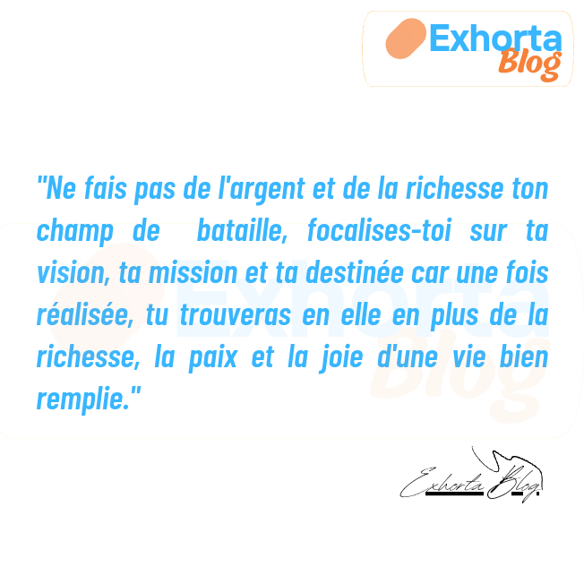 ExhortaBlog's tweet photo. Tout le monde veut s'enrichir et parfois nous sommes tenté de faire de l'enrichissement notre raison de vivre. Ce matin nous t'encourageons à rester focus sur ta vision car c'est elle qui vient de Dieu, elle changera ce monde et en elle tu auras tout.

@leParrainRDC @central_sage https://t.co/50AXXJiAIn