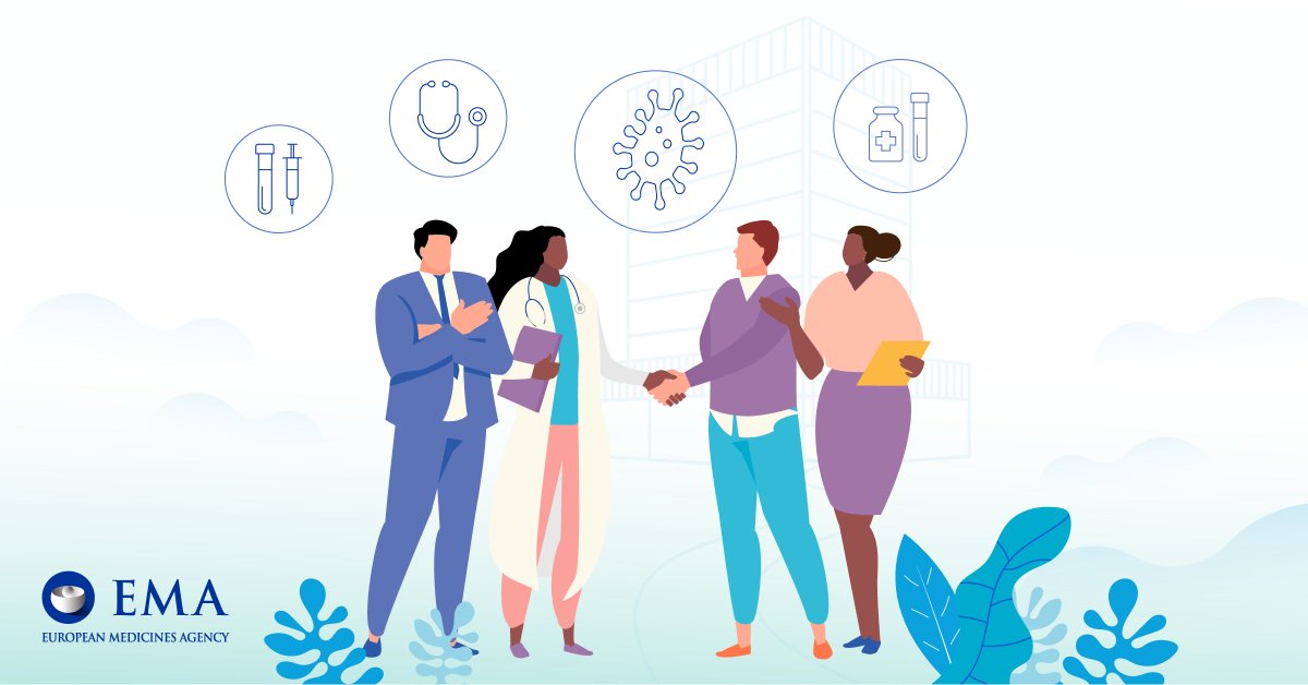 EMA_News's tweet photo. #DYK that our engagement with patients and healthcare professionals during the #COVID19 pandemic is more important than ever to protect #PublicHealth? Read more about our work with these groups in EMA’s Stakeholder Engagement Report 2020-2021. 
➡️https://t.co/pGjaz8bcpH https://t.co/75EF6CbHz0