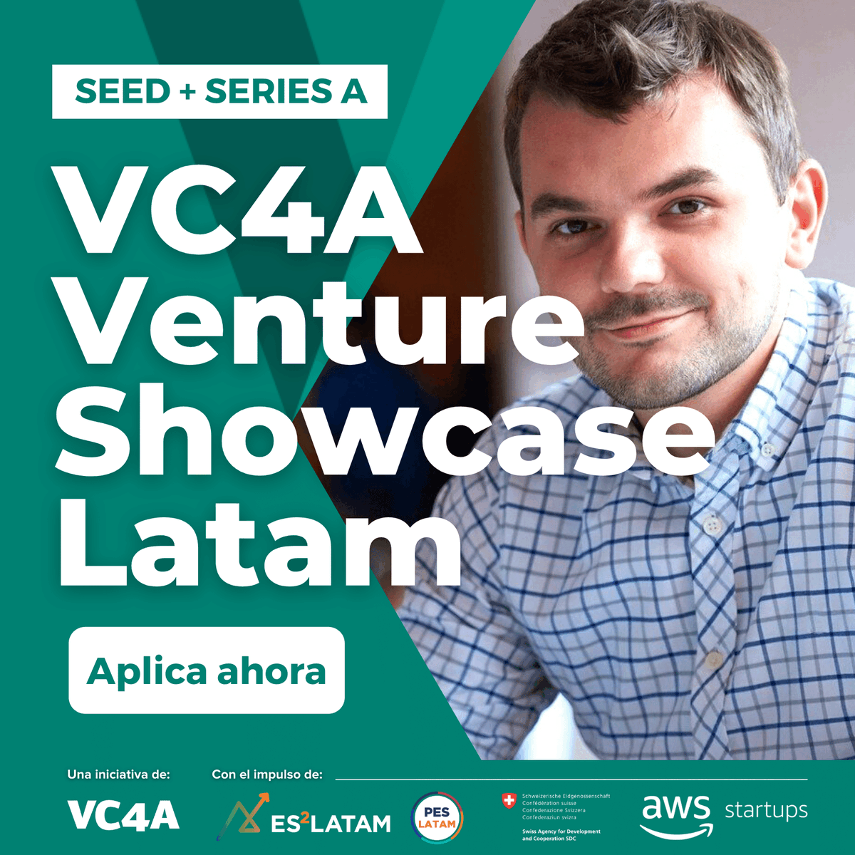 VC4A_Africa's tweet photo. Only 3 weeks to go!
The #VentureShowcaseLatam program is your opportunity to get showcased to 25+ #latam focused investors if you're looking to raise $500K - $10M.
Learn more and apply by May 20th 💸
https://t.co/MYAo377eMv
Con el impulso de #PESLatam, ES2 Latam y @awscloud https://t.co/2ztCJCBfHk