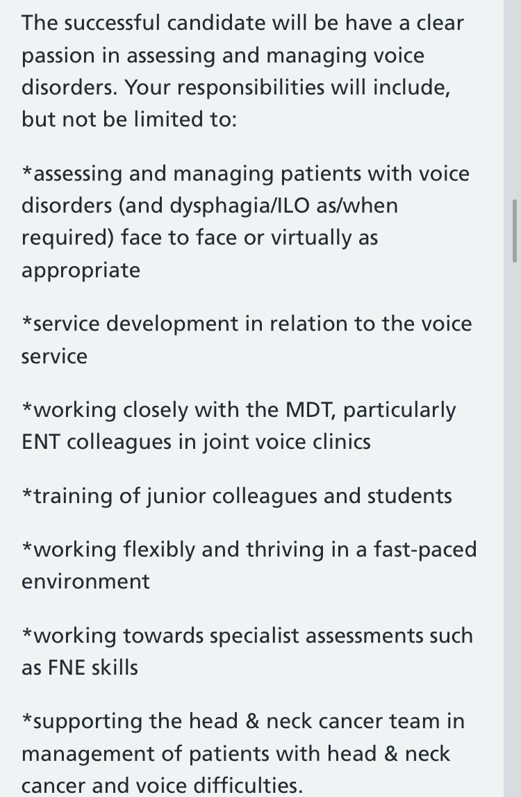Georgie Harrington (@georgetteharr) on Twitter photo 📣 BAND 6 SPECIALIST VOICE SLT POST! 🗣 Come and join our wonderful team at @qehbham, be quick - applications close tomorrow! Get in touch for more info. Please RT. jobs.nhs.uk/xi/direct_appl… #SLT #voice <a href="/stefmatthews4/">Stef Matthews</a> @camillacdawson @RCSLT_Jobs 📣 BAND 6 SPECIALIST VOICE SLT POST! 🗣 Come and join our wonderful team at @qehbham, be quick - applications close tomorrow! Get in touch for more info. Please RT. jobs.nhs.uk/xi/direct_appl… #SLT #voice <a href="/stefmatthews4/">Stef Matthews</a> @camillacdawson @RCSLT_Jobs