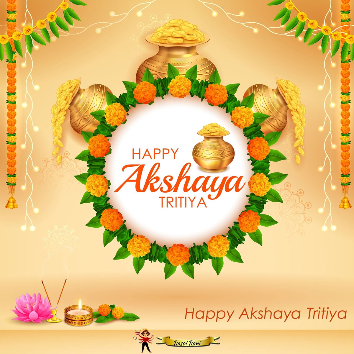 Rasoi_Rani's tweet photo. Happy Akshaya Tritiya 2022 https://t.co/6VlcSpHzWv