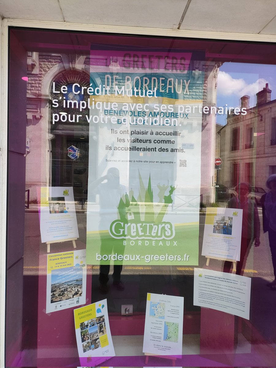 Ccm556's tweet photo. Les Bordeaux Greeters préparent la Convention Nationale France à Bordeaux, avec la participation et le soutien du Crédit Mutuel du Sud Ouest et l'équipe de la Barrière de Pessac.
Qui sont les Greeters ? https://t.co/YgS4wnMbX6
Devenir Greeter ? https://t.co/FukcdhBcP0 https://t.co/DpYzQLejY9