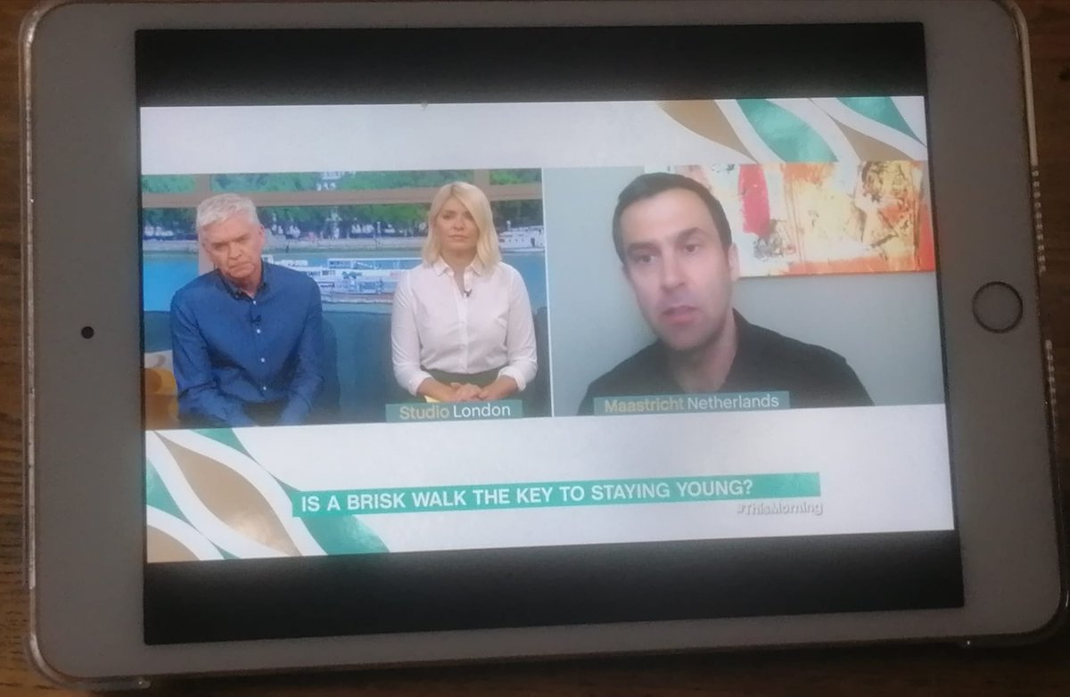 Great to be on <a href="/thismorning/">This Morning</a> talking about the health benefits of brisk walking