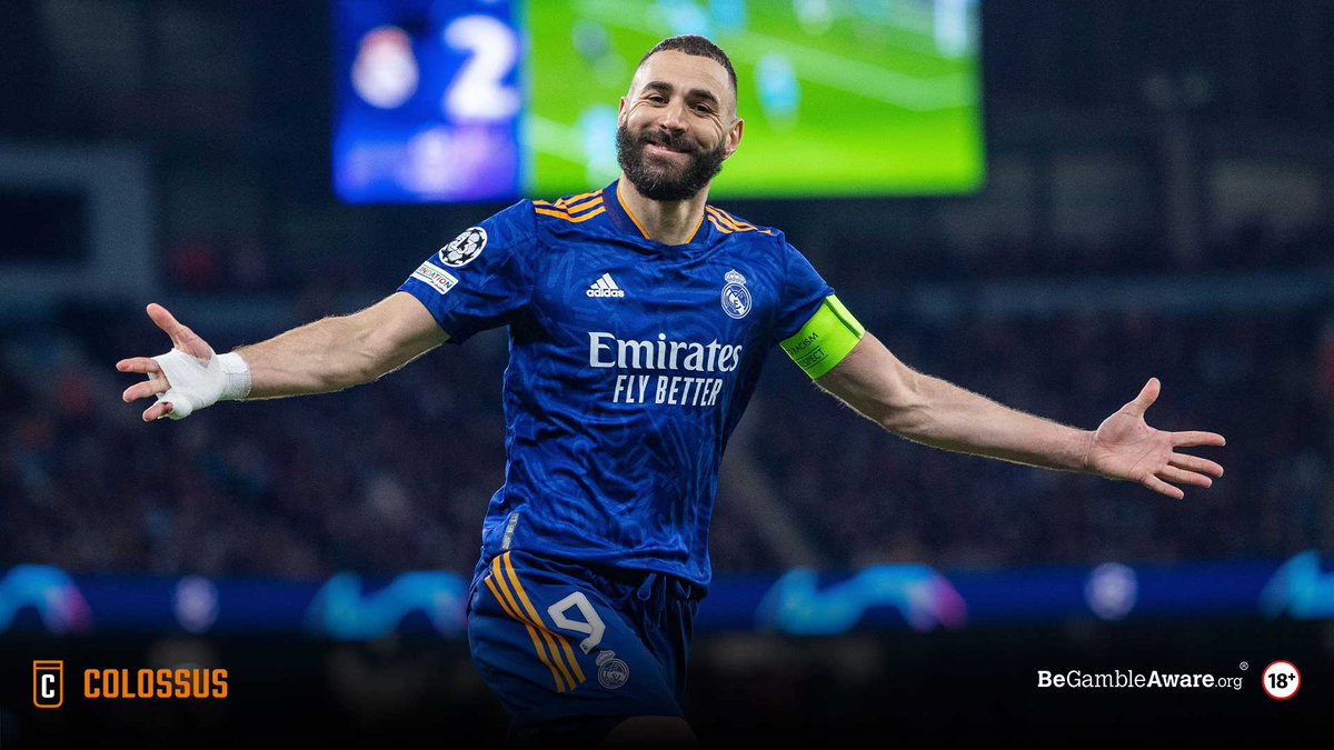 ColossusBets's tweet photo. If Karim Benzema scores ANYTIME tonight against Manchester City, we'll give away a £50 FREE BET to one lucky winner! 🤩

To enter:

📲 Follow us
🔄 Retweet this post

#UCL #RMAMCI https://t.co/bW2KfjP49Y