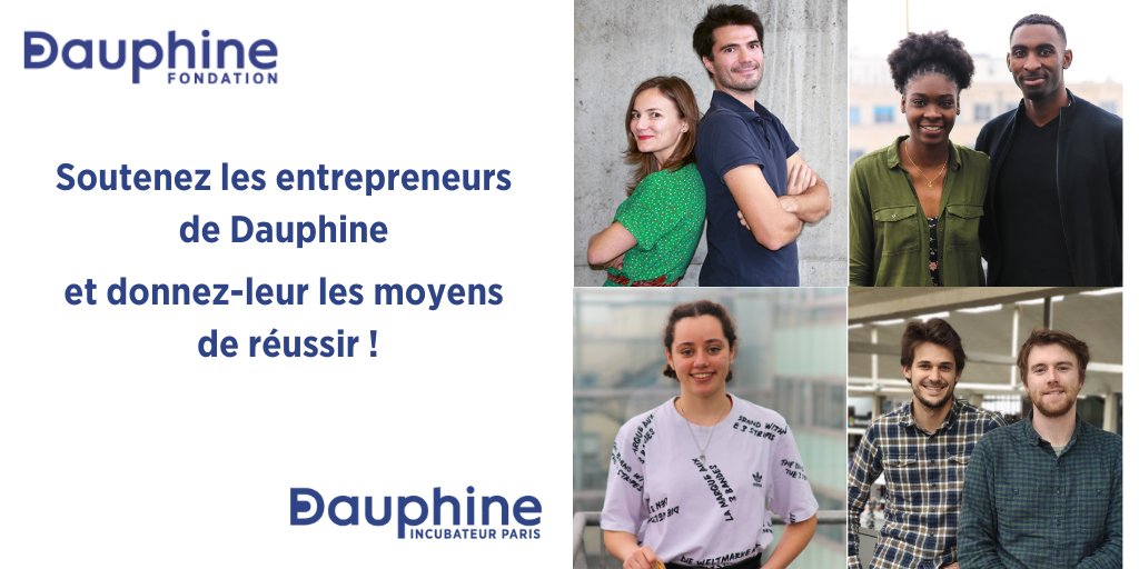 Fondation Dauphine (@fonddauphine) on Twitter photo Depuis 10 ans, l' <a href="/Incub_Dauphine/">Incubateur Paris-Dauphine</a> propose aux étudiants et diplômés de <a href="/Paris_Dauphine/">Université Paris Dauphine - PSL</a> un accompagnement sur-mesure pour les aider dans leur création d'entreprise.
Soutenez les jeunes entrepreneurs dauphinois et donnez-leur les moyens de réussir !
👉 bit.ly/38StxZL Depuis 10 ans, l' <a href="/Incub_Dauphine/">Incubateur Paris-Dauphine</a> propose aux étudiants et diplômés de <a href="/Paris_Dauphine/">Université Paris Dauphine - PSL</a> un accompagnement sur-mesure pour les aider dans leur création d'entreprise.
Soutenez les jeunes entrepreneurs dauphinois et donnez-leur les moyens de réussir !
👉 bit.ly/38StxZL