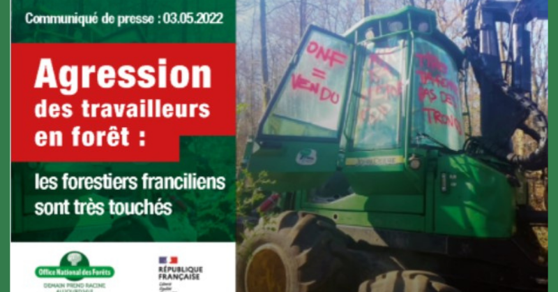 franceboisforet's tweet photo. 😡 STOP Le 26.04, la filière #forêtbois publie une tribune dans « l’Obs » alertant sur les #agressions à l’encontre des forestiers en Bourgogne-Franche-Comté, Auvergne-Rhône-Alpes et Nouvelle-Aquitaine. Les forestiers franciliens subissent aussi des #violences @ONF_Officiel 👇