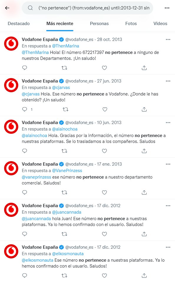 papa2fire's tweet photo. ¿Sabéis a qué dedica la mitad de su jornada el CM de @vodafone_es? A decir que los que te llaman no son ellos. Y así desde 2012. Vamos:
-o llevan 10 años suplantándoles la identidad y a @policia se la suda
-o lleva 10 años saltándose RGPD vía subcontratas y a @AEPD_es se la suda https://t.co/GAb9ujjjR0