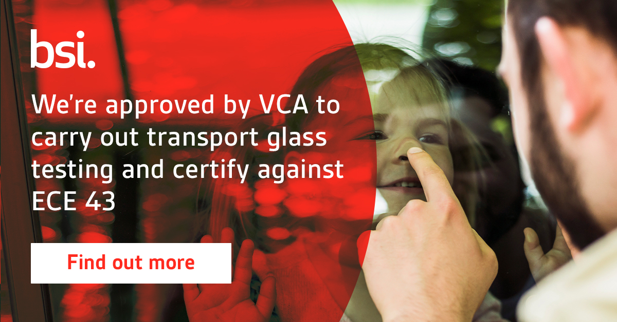 BSI_UK's tweet image. Did you know that BSI are the only UK based Laboratory that is approved by VCA to carry out transport glass testing and certify against ECE 43?

To learn more on how BSI can support with transport glass testing click here: bit.ly/3xbRc1e

#BSIUK #automotive #glasstesting