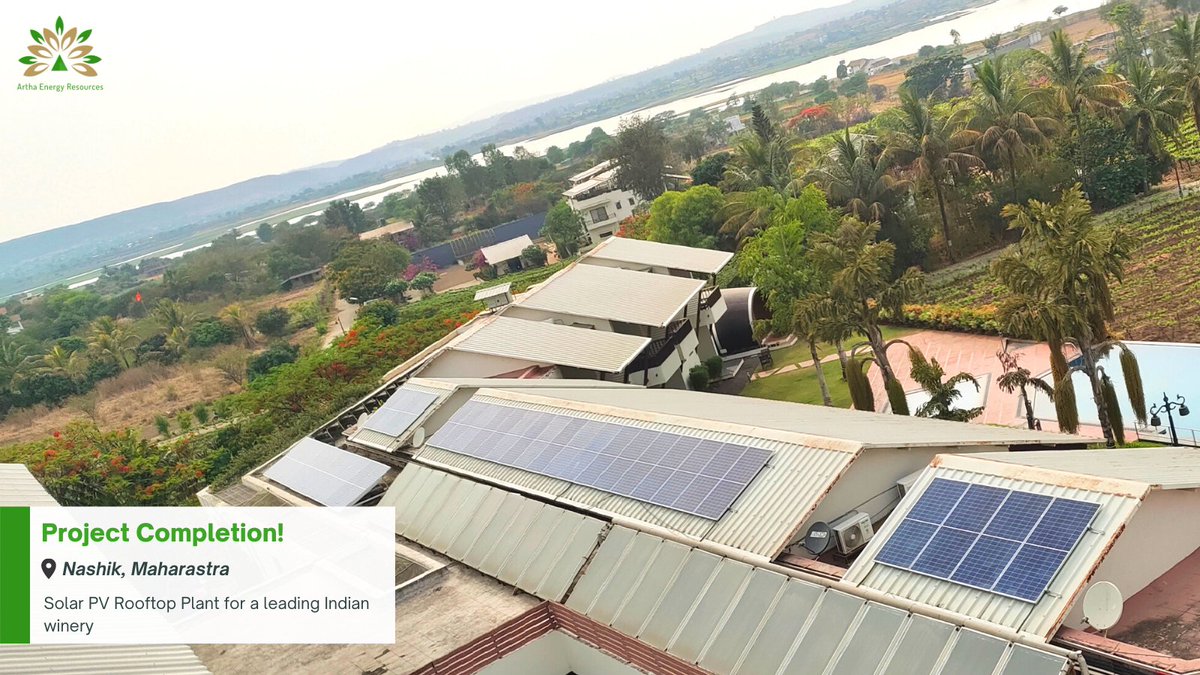 ArthaEnergy's tweet photo. #solarenergy #RE100 #renewableenergy #Sustainable #partnership #wine #innovation #rooftopsolar  #beverage https://t.co/gx1KJU8t4j
