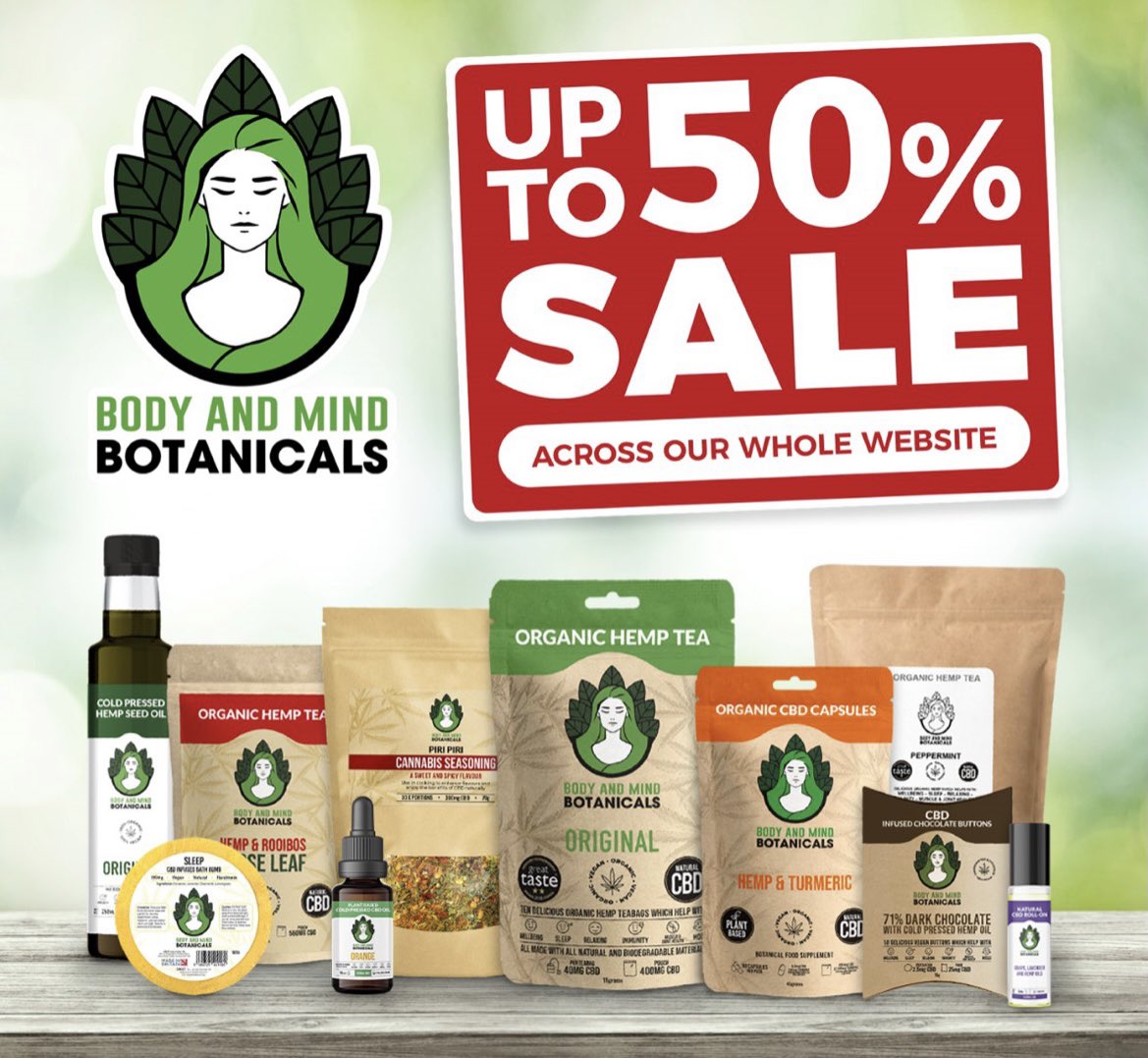 Up to 50% OFF sale is now on! Big discounts across all of our products. 

Shop here bodyandmindbotanicals.com/collections/all

#sale #offer #cbd #DoctorStrange