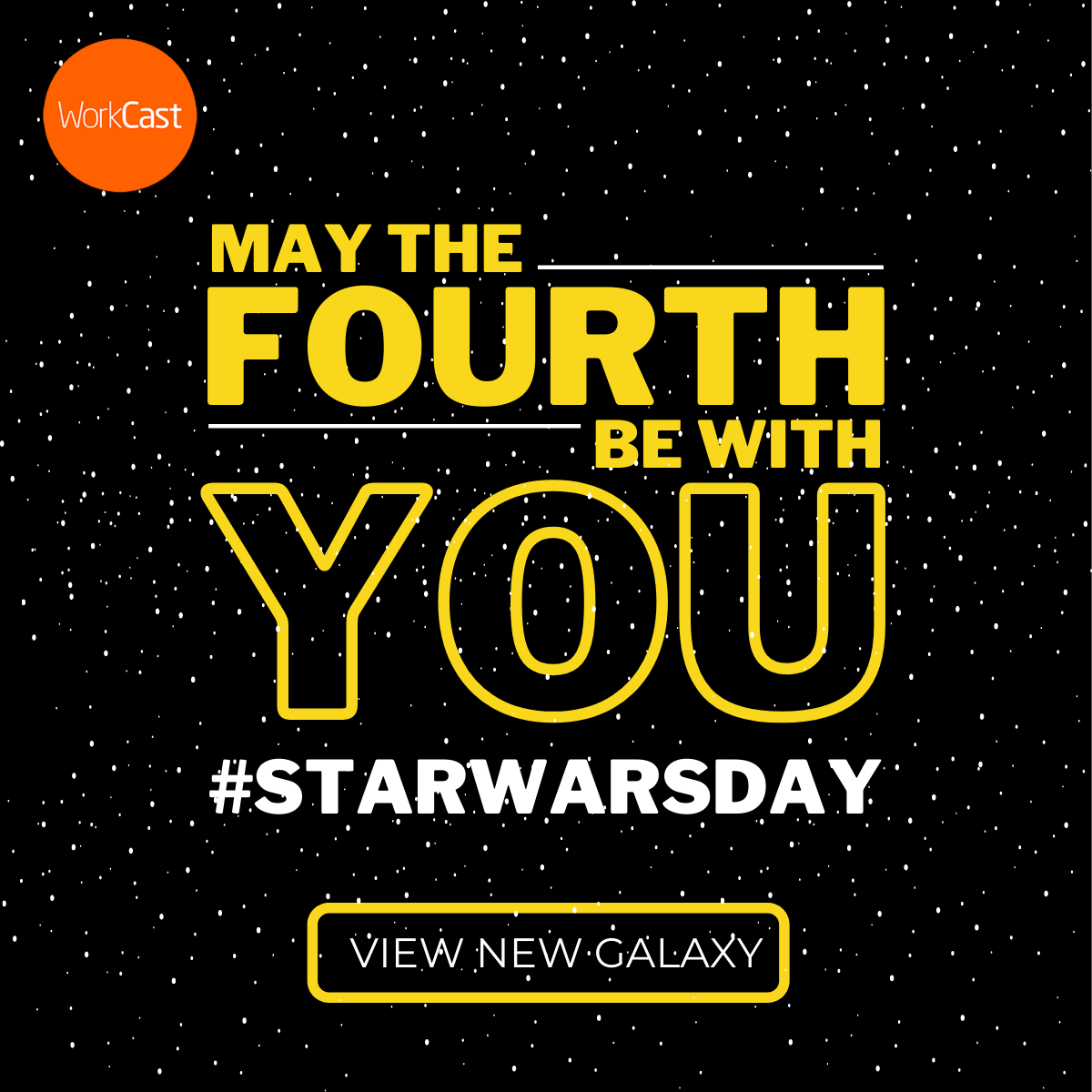 WorkCast's tweet photo. We've given one of our auditoriums a makeover. The force is strong with this template. Enjoy you will ✨👉 https://t.co/09pmFII4Iy

 #MayTheFourthBeWithYou #HappyStarWarsDay https://t.co/UUIAhkJobk