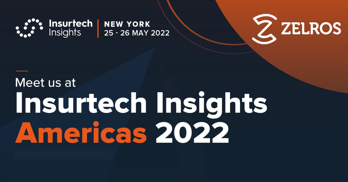 The Zelros team will be in New York the 25/ 26 of may for the Insurtech Insights Americas 2022 and we would be delighted to see you there as well.

For a 30% discount, don't hesitate to use our code: Zelros30 

We hope to see you there!