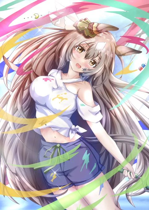 #ウマ娘 
#サトノダイヤモンド 
#イラスト 
お絵描きは見るも描くも楽しんだ人が勝ちですね!✨
namcoコラボお絵描きダイヤちゃん💎 