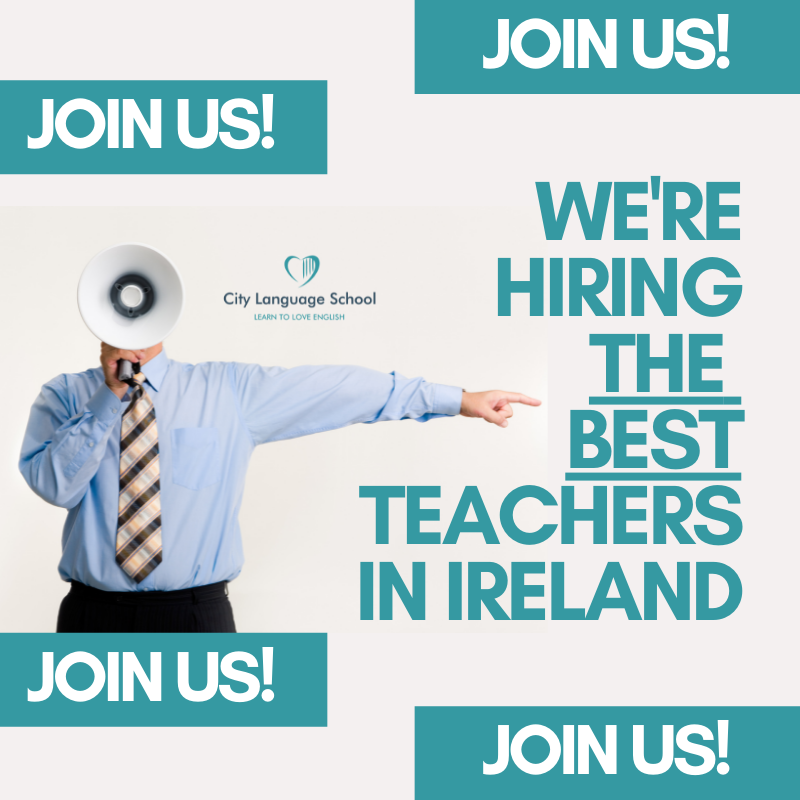 CLSDublin's tweet photo. City Language School are hiring!

Experienced ELT Teachers of General English, Business English, &amp; Academic English required for our city centre school.

FIND OUT MORE: https://t.co/Q9aKxxLyKA

#TeachEnglish #jobfairy #EnglishLangugaeSchoolDublin https://t.co/Zw140PPncS