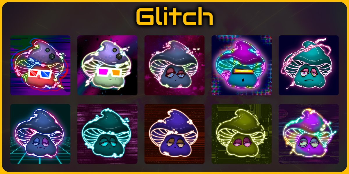 There's been a minor malfunction in the code, and these trippers don't know what's going on😵‍💫

Glitch makes up Shroomies #336-350 🍄

Collect 10x of any categories and get a Super Rare NFT 😬

#NFT #NFTs #NFTartist #NFTart #BeeceNFT #NFTProject #NFTCommunity #NFTCollection