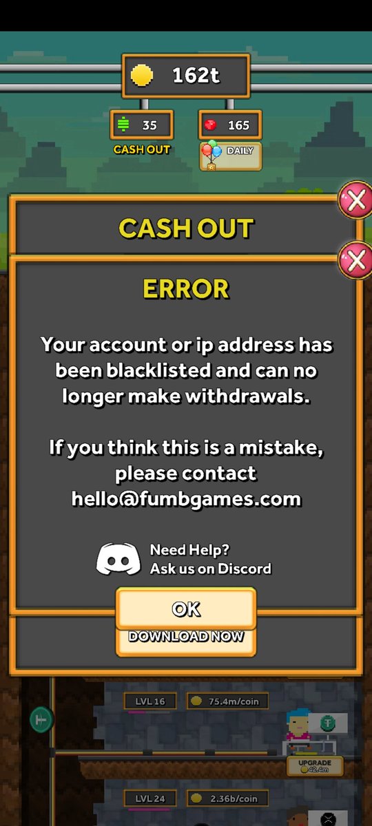 Chane8888's tweet photo. @ZBD_Play @fumbgames I play Bitcoin Miner mining game but when withdraw I can't withdraw money backlist gametag chaininfinity88870 ZEBEDEEwallet notification Please help me. Best regards https://t.co/slvIGbEIbr
