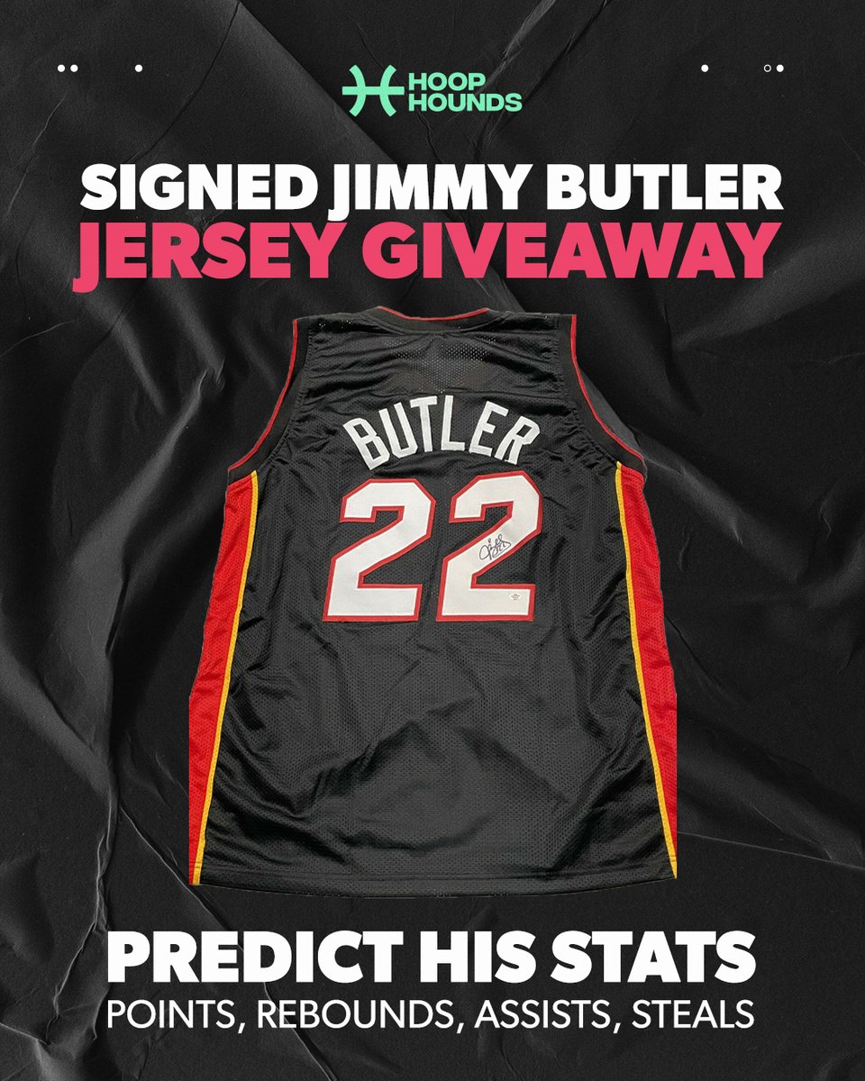 🤑WIN A SIGNED JIMMY BUTLER JERSEY! 🤑

🐶It's like Christmas at Hoop Hounds HQ!

🏀We're giving away more goodies tomorrow in the #PHI v #MIA #NBA match-up... 

For all the details, head to our Discord.

➡️JOIN: discord.gg/basketballfore…