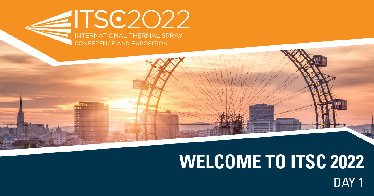 ASMThermalSpray's tweet photo. 👋 Welcome to ITSC 2022! We are looking forward to seeing everyone in Vienna for the first time in two years face-to-face! Are you in Vienna attending ITSC? We want to hear from our attendees! Make sure to post your highlights with #ITSC2022! https://t.co/zcpjDzqsMU
