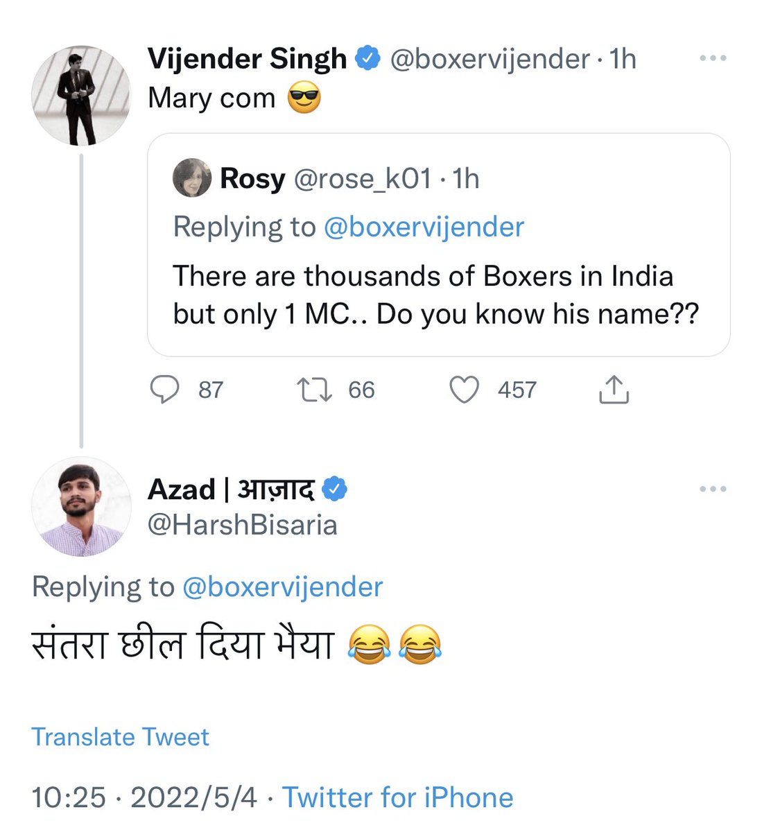 iRaviGaurav's tweet photo. @HarshBisaria @boxervijender Rare to see 2 xuteyas together after #UPElection2017 
They both don’t know the difference in HIS and HER https://t.co/WlOjvXpKIE