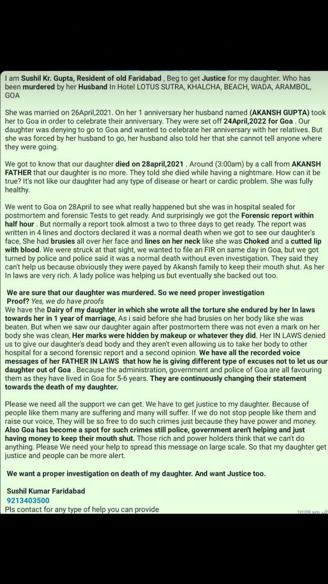 ravimittal1992's tweet photo. @INCUdaiBhan @DeependerSHooda @BhupinderShooda @VivekBansal72 @INCIndia @INCHaryana Please look into this incident and this happened in Faridabad Haryana. Family need you support. There is no help from police.@INCUdaiBhan https://t.co/DdmpqvsIv3