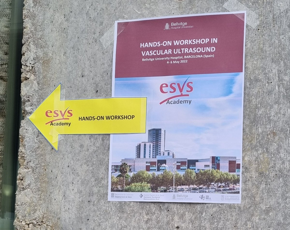 we are super excited to get started with ESVS handson US course in Barcelona ##ultrasound <a href="/ESVSmembership/">ESVS</a> we are super excited to get started with esvs handson US course in Barcelona@EibergJonas <a href="/VascularCph/">CPH Vascular Research Unit</a>