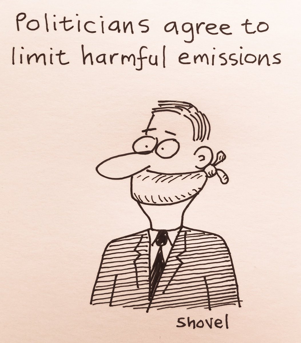 MartinShovel's tweet photo. My cartoon - politicians agree to limit harmful emissions 
#MayLocalElections
#r4Today https://t.co/ThO9f7Ei3z