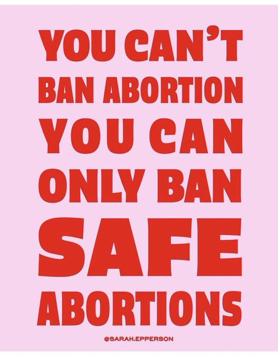 A message for the American Supreme Court. I hope someone out there can help deliver it.

#abortionrights