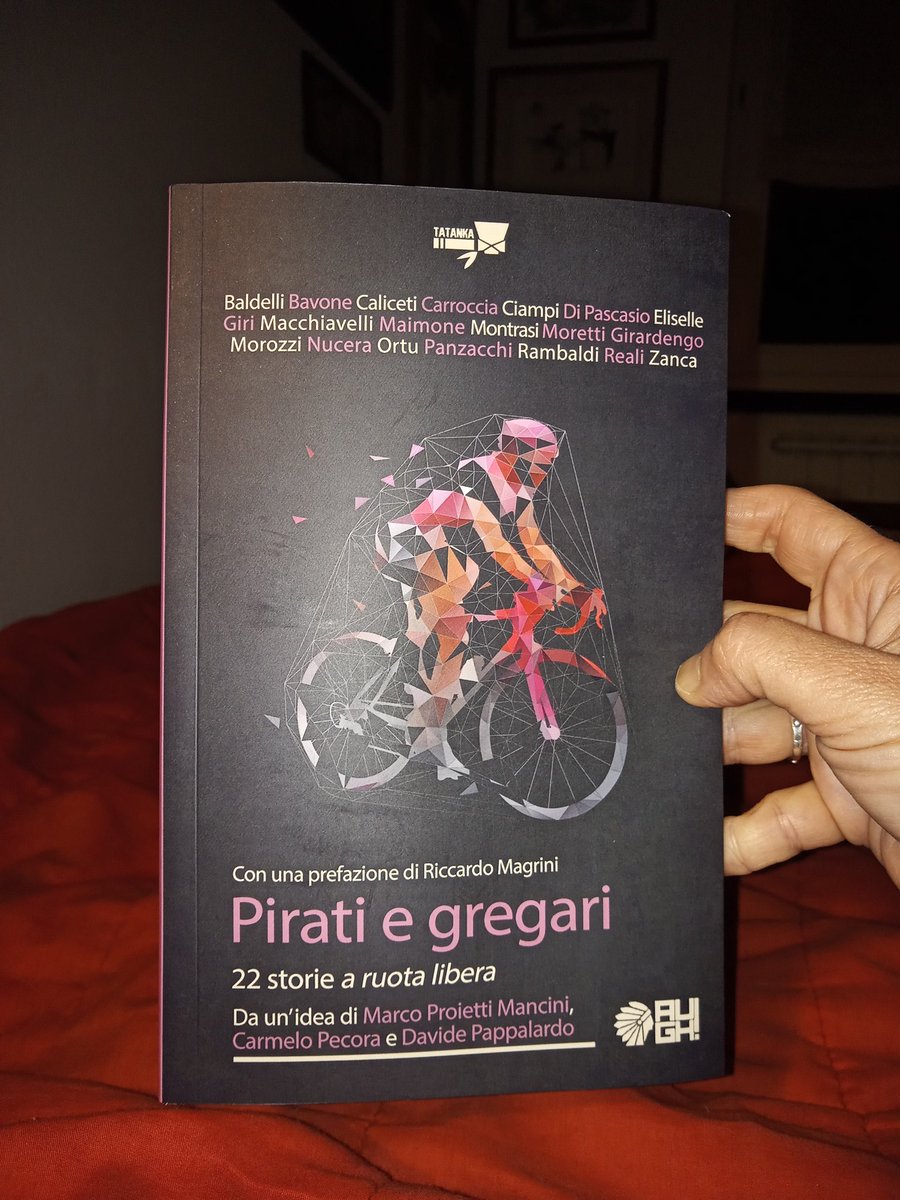 #ilmiocampionissimo #aughedizioni @marcoproma @davidepappalepore @carpecora59 grazie #piratiegregari e come #ginobartali diceva se lo sport non é solidarietà e scuola di vita non serve a nulla, i diritti d' autore saranno devoluti alla #fondazionemichelescarponi #Ciclismo