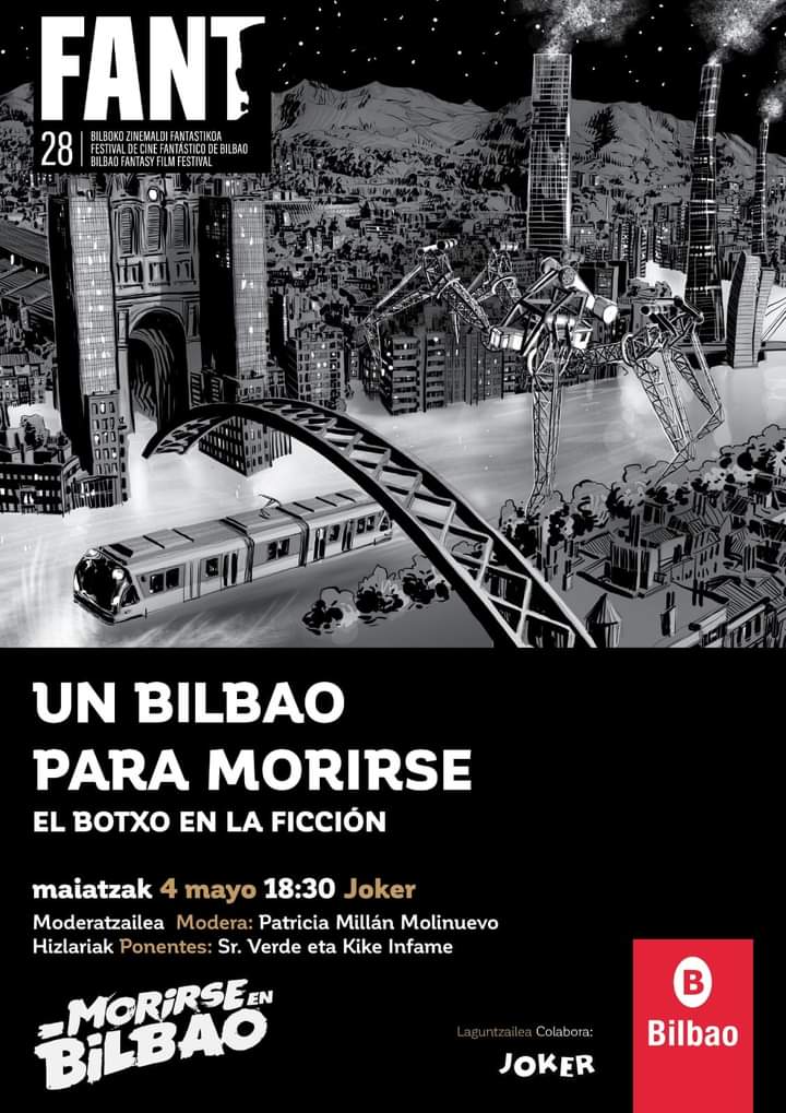 En unas horas <a href="/Kikeinfame/">@Kikeinfame</a> y servidor estaremos contando muchas cositas con @patmimo en <a href="/comicsjoker/">Joker cómics</a>! #MorirseEnBilbao #FANT