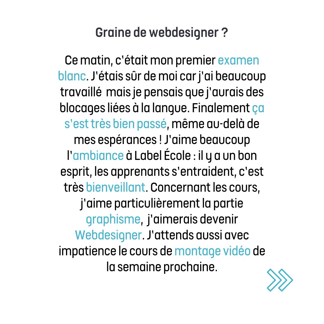 Découvrez le parcours de notre apprenant Aiman ! ⬇️🔥

De son départ d'Italie aux bancs de Label Ecole, en passant par le poste d'opérateur e-commerce à Label Emmaüs... Aiman a vu du paysage durant ces 4 dernières années. Persévérant et créatif, il est une graine de webdesigner.