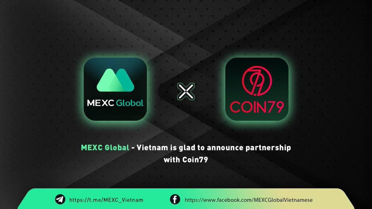 Mint_Coin79's tweet photo. THÔNG BÁO : QUAN HỆ ĐỐI TÁC @MEXC_Global và #coin79 https://t.co/mptzJKNJHE