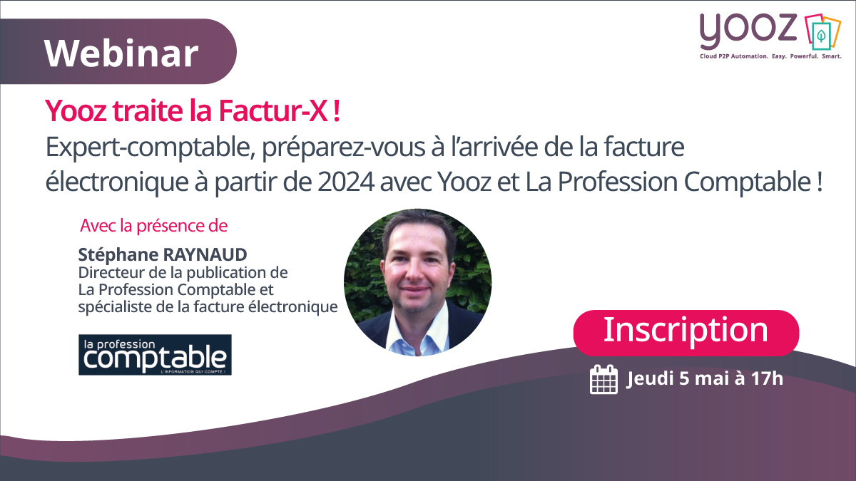 Venez nous rejoindre, demain à 17h pour faire le point sur l'actualité de la facture électronique !
Pour vous inscrire : cloud.getyooz.com/fr/demo-live-e…