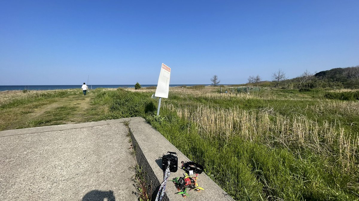 お里帰り。裏は海なので、ドローン三昧✈️