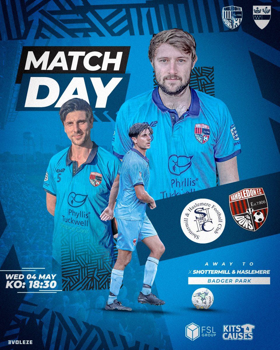 HambledonFC's tweet photo. π΄β«οΈ Matchday π΄β«οΈ
Reminder tonights match is at Badger Park and it's the Lyall derby.
Bar open for a 18:30pm KO
#matchday #midweek #badgerpark #lastgameofseason #scilw #coyds #hambledonfc https://t.co/hUkffZXenm