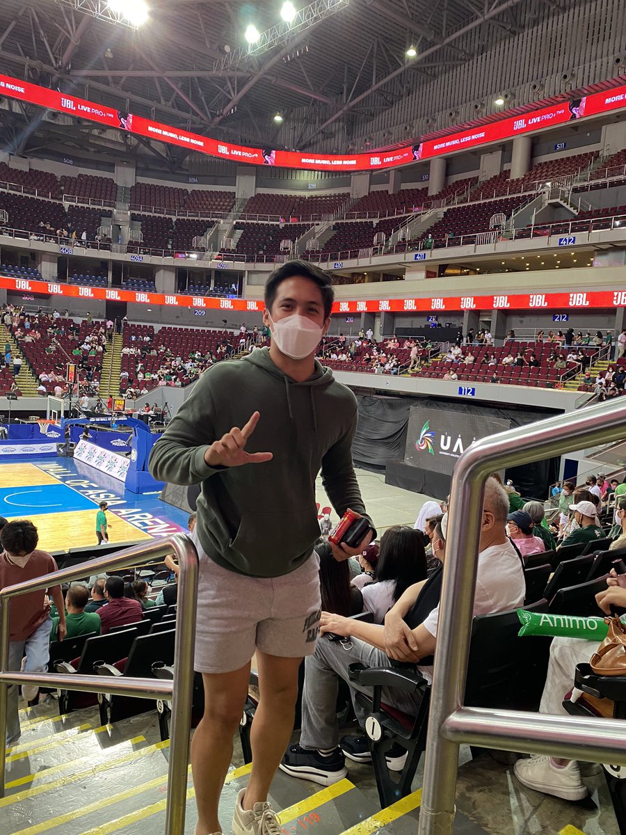 Former Green Archer champion and UAAP ROY @JoshCaracut in attendance.