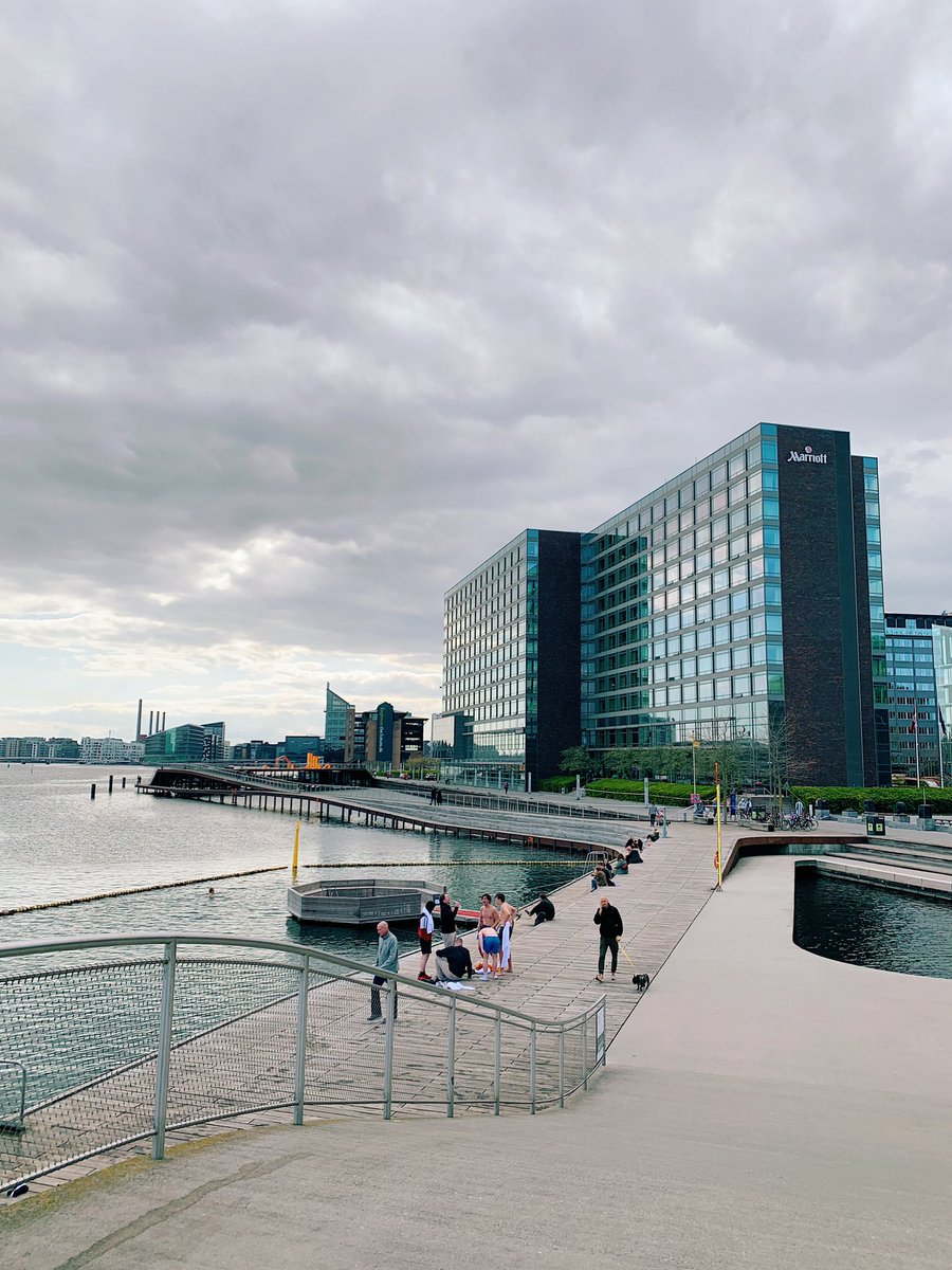 - Waterfront space has been activated with walkways, active recreation areas, and swimming pools in the clean, salt water canal
- You can rent kayaks that come with a trash bucket and if you pick enough of the limited amount of litter out of the water your rental is free