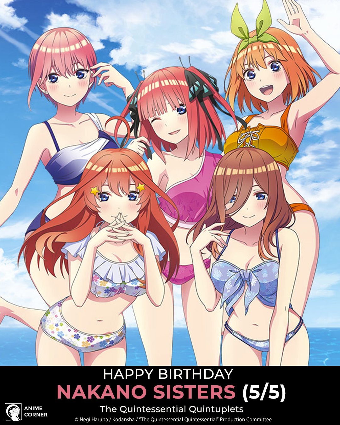 The Quintessential Quintuplets ∽ Special Unveils New Beachy Preview Images  - Anime Corner