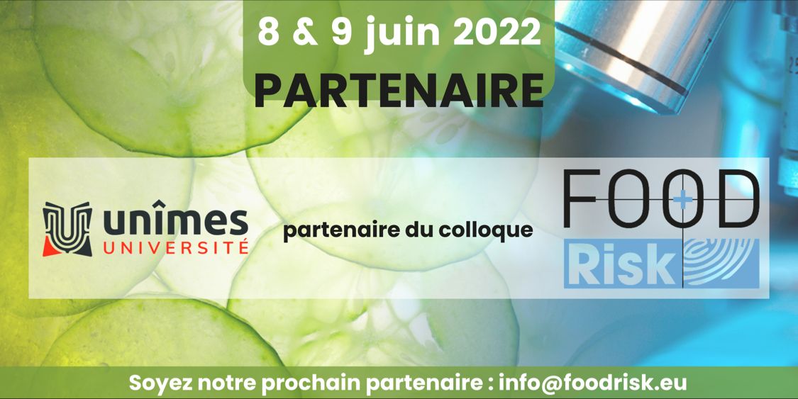 [COLLOQUE] <a href="/unimesfr/">Nîmes Université</a> partenaire du colloque international #FoodRisk, qui réunira experts et dirigeants de l’#agroalimentaire pour parler défis, perspectives et actions à envisager dans cette industrie, les 8 et 9 juin 2022 à #Nîmes.
➕foodrisk.eu

#RISQUES #UNIVERSITÉ