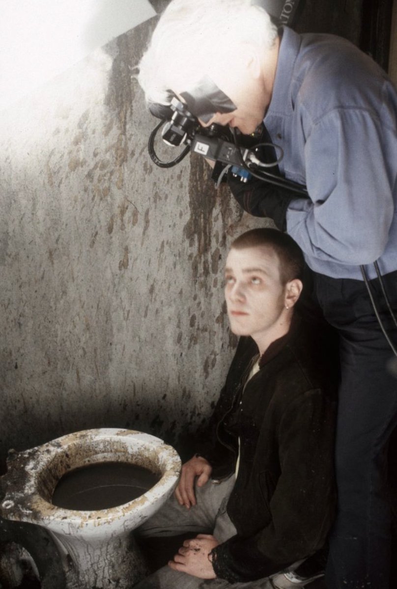 On the set of Trainspotting (1996)