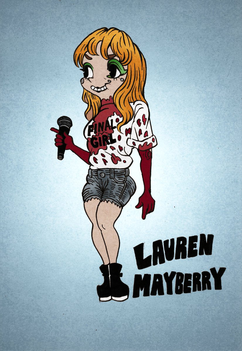 zinan28's tweet photo. Lauren Mayberry (CHVRCHES) , FINAL GIRL 1930 cartoon style
Lauren is FINAL GIRL (BLOOD) FINAL GIRL.
I hope @laurenevemay can follow my twitter....
I hope @CHVRCHES come to Taiwan to hold a concert.
#神奇光線發射
#CHVRCHES
#LaurenMayberry
#cartoonn
#FINALGIRL https://t.co/OklvCS0yw7