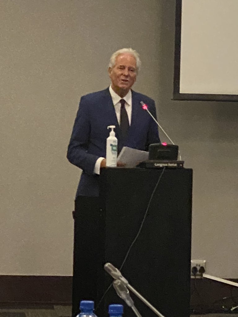 UNESCO Regional Director for East Africa Prof Hubert giving Brief Remarks at UNESCO O3 Prog Annual Review meeting <a href="/unescoROSA/">UNESCOsouthernAfrica #Education #Sciences #Culture</a> <a href="/UnescoEast/">UNESCO Eastern Africa</a>