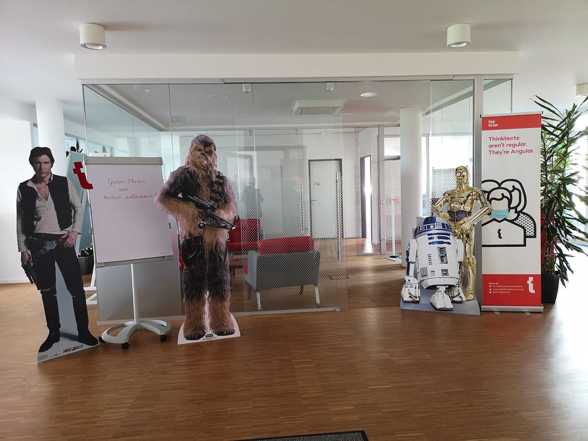 christianweyer's tweet photo. 🧑‍🚀The @thinktecture office is part of the Rebel Alliance today.

Thank you @UBrummack 🙏🏼

#MayThe4thBeWithYou #MayTheFourthBeWithYou 
#StarWars https://t.co/2O1MtJpEmC
