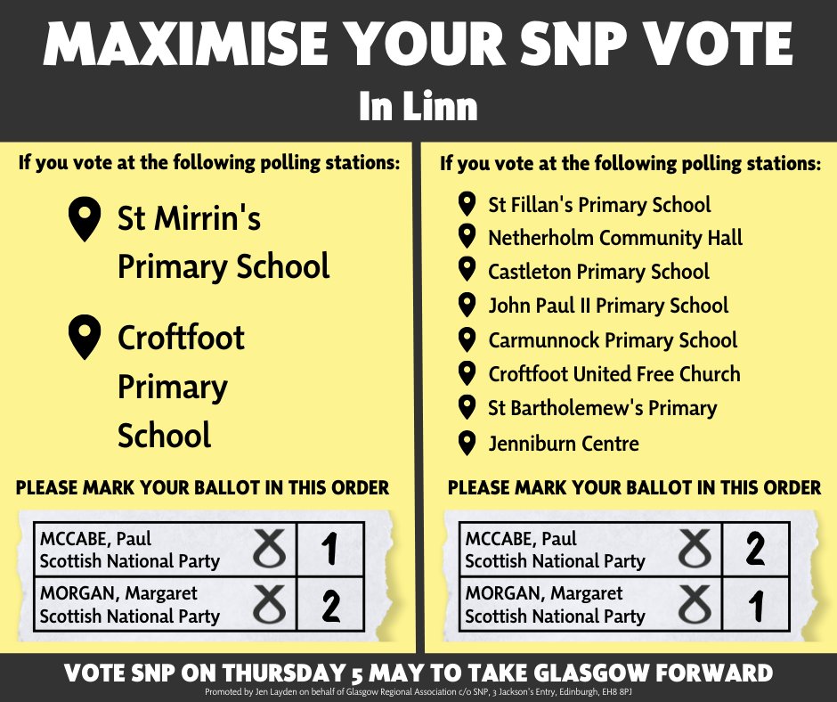Paul4Linn's tweet photo. One day to go
#VoteSNP  #ForLinn 👇 https://t.co/y9AyP5MWvL